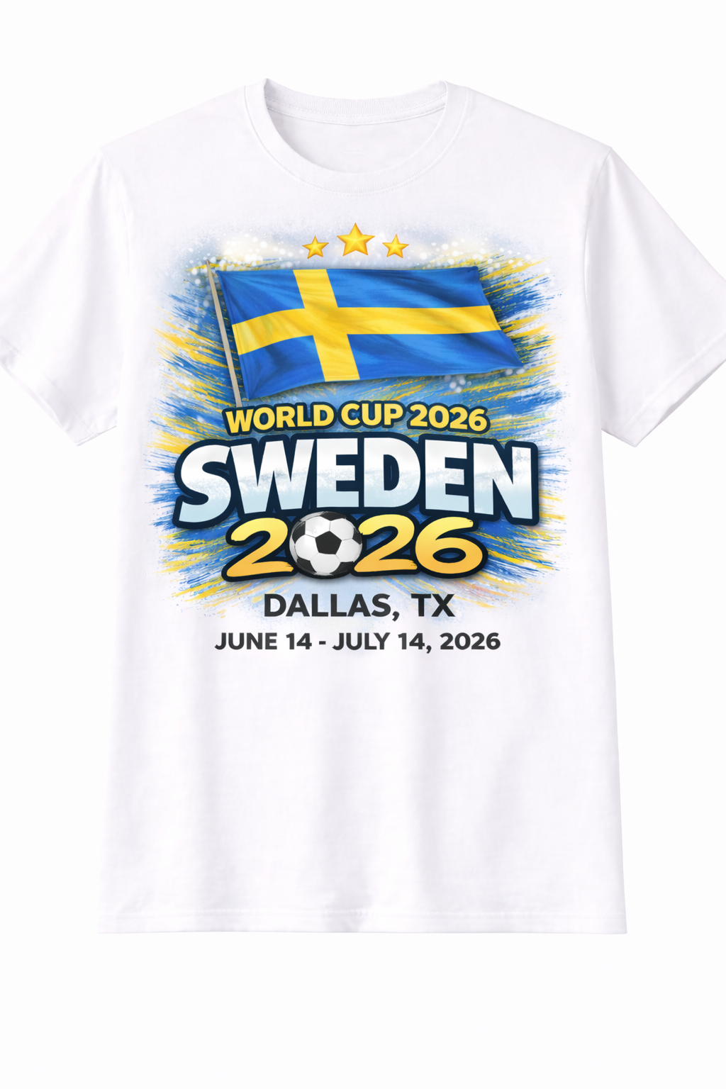 Sweden World Cup 2026 Dallas TX T-Shirt