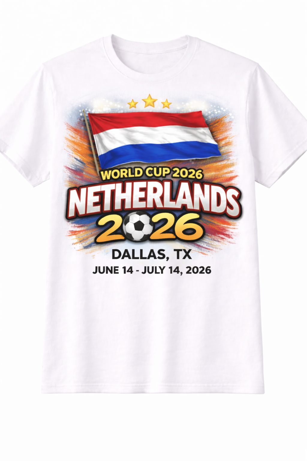 Netherlands World Cup 2026 Dallas TX T-Shirt