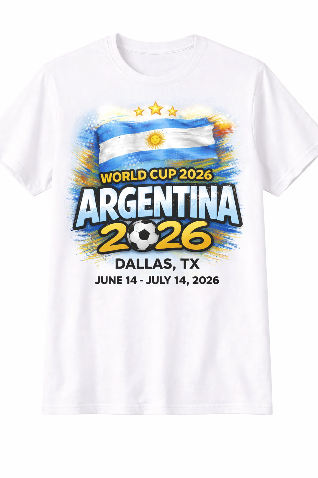 Argentina World Cup 2026 Dallas TX T-Shirt