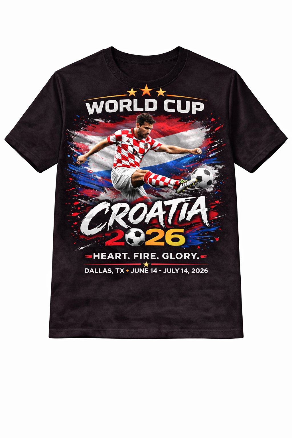 Croatia World Cup 2026 Dallas Edition T-Shirt