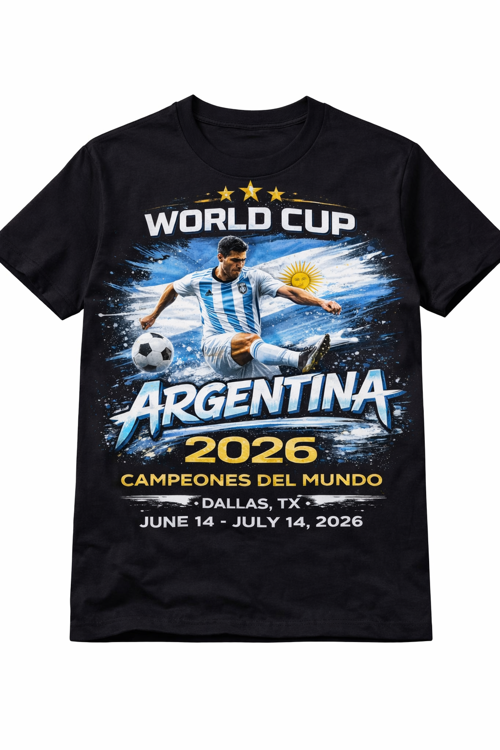 Argentina World Cup 2026 Dallas Edition T-Shirt