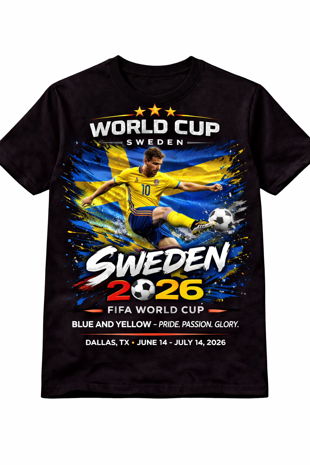 Sweden World Cup 2026 Dallas Edition T-Shirt