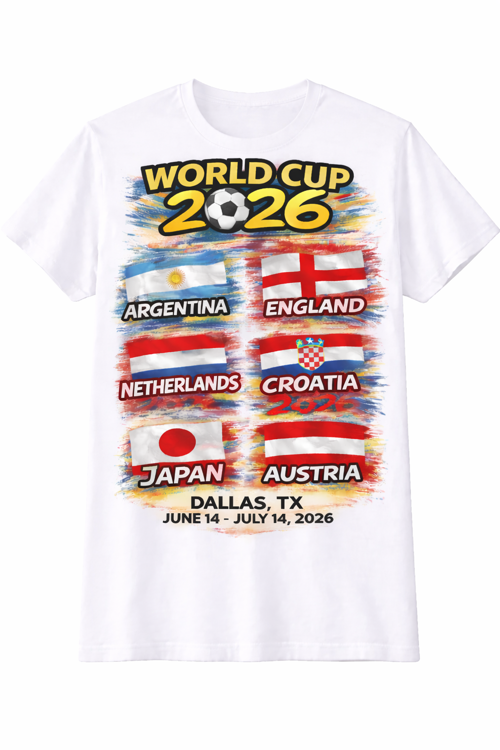 World Cup 2026 Dallas All Nations Edition T-Shirt — Premium Collector's Tee